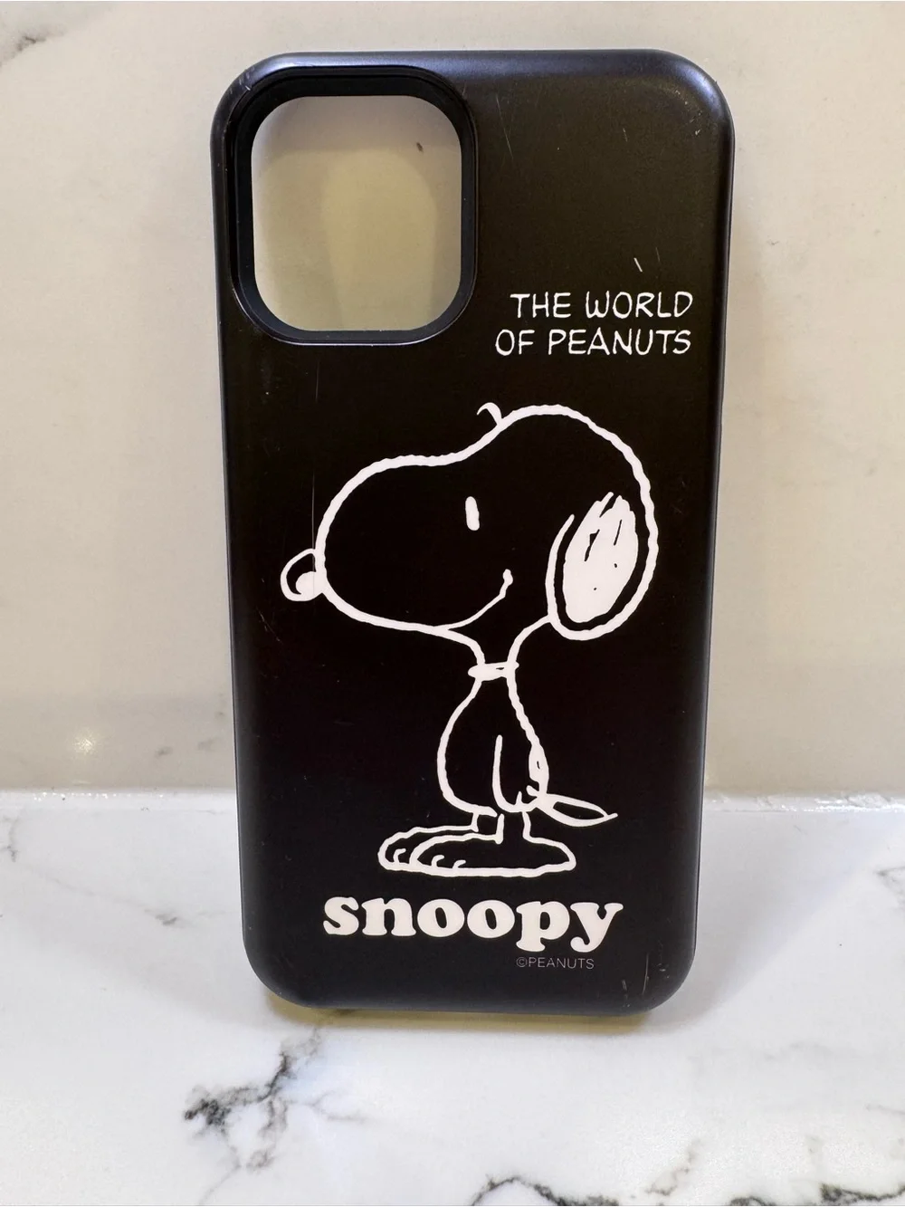 Snoopy Black Graphic Phone Case - Peanuts Licensed